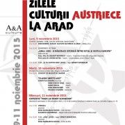 ZILELE AUSTRIECE DEBUTEAZA IN LUNA NOIEMBRIE LA ARAD