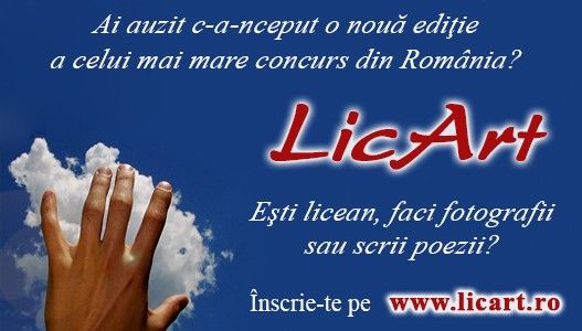 Nu te poti numi licean daca n-ai trecut pe la LicArt!