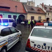 Un urs sălbatic a apărut în orașul Sibiu, fiind împușcat de către autorități (VIDEO)