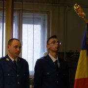 Doi subofițeri au depus jurământul militar la Inspectoratul de Jandarmerie din Arad