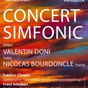 Concert simfonic, cu lucrări de Chopin și Schubert