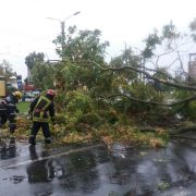 Cod roșu de vijelii în judeul Arad, până marți seară