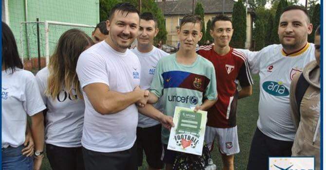 TLDE Arad au organizat un turneu de fotbal în scop caritabil
