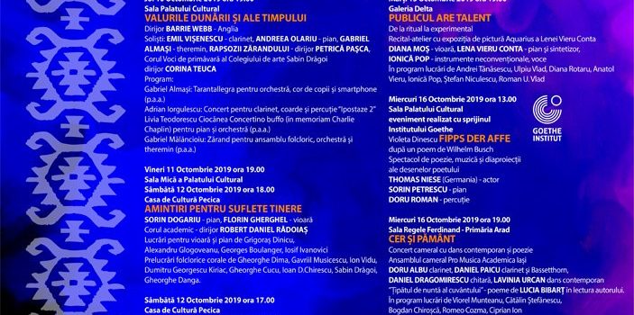 Programul Festivalului Internațional Iubiți Muzica Românească
