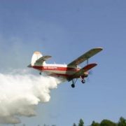 Un nou tratament aviochimic aplicat în municipiu pentru combaterea insectelor