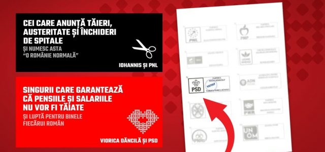 Românii votează cu inima, românii votează Viorica Dăncilă!