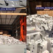 Percheziții la Munar. Peste 550.000 de țigarete de contrabandă, arme și muniție, confiscate de polițiști