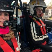 Adina Buzatu a participat la primul său concurs adevărat de raliuri