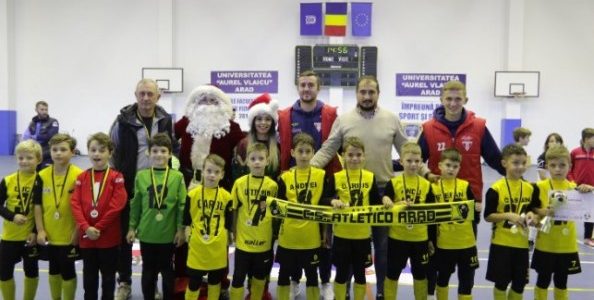 Echipele arădene, pe podium la Cupa de Crăciun Atletico