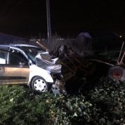 Accident între o căruță și un autoturism, pe DJ 709B. Calul a murit, iar șoferul e grav rănit