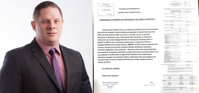 Primarul Crișan și echipa PNL Vladimirescu au majorat, pentru al doilea an consecutiv, taxele și impozitele locale