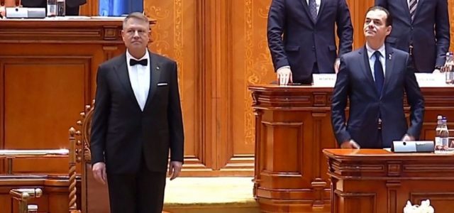 Klaus Iohannis a depus jurământul pentru al doilea mandat la Cotroceni