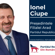 Ionel Ciupe este noul președinte al organizației Arad a Partidului Republican