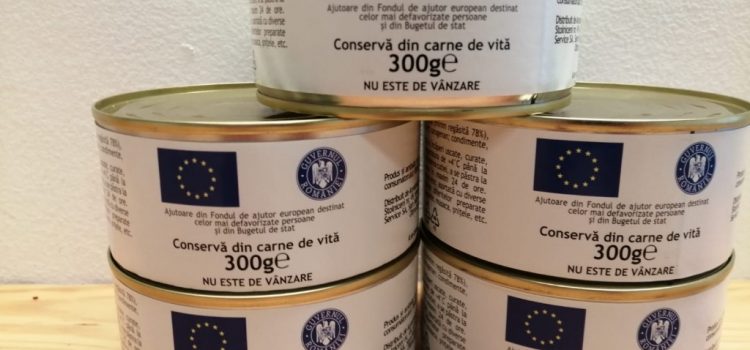 Începe distribuirea ajutoarelor alimentare pentru persoanele defavorizate