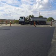 Iustin Cionca: „Astăzi a fost asfaltată și intersecția cu Vladimirescu, pe drumul Arad-Șiria!”