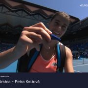 Sorana Cîrstea trece de una dintre favoritele turneului, Petra Kvitova