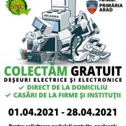 Primăria Arad organizează o acțiune de colectare a deșeurilor electrice