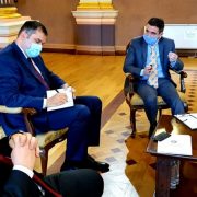 Primarul Călin Bibarț s-a întâlnit cu ministrul dezvoltării