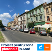 USR PLUS propune zonă pietonală pe bulevardul Revoluției