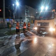 Continuă programul de spălare a Căii Aurel Vlaicu, urmează Calea Lactee