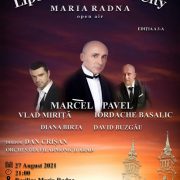Marcel Pavel, Vlad Miriță și Iordache Basalic cântă la Lipova Symphonic City