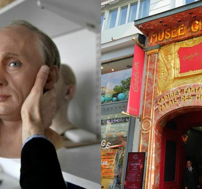 Era prost pieptănat! Muzeul Grévin din Paris a retras statuia din ceară a lui Vladimir Putin