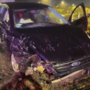 Un tânăr aflat sub influența drogurilor produce un accident la Vladimirescu