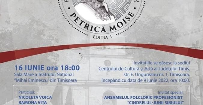 Prima ediție a Festivalului Național de Folclor Petrică Moise la Timișoara