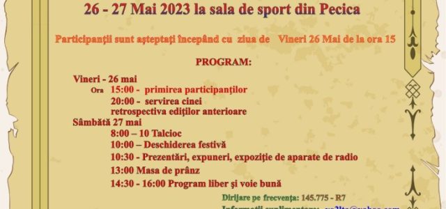 Pecica: întâlnirea anuală a radioamatorilor va avea loc în acest week-end!