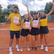Naționala U18 de tenis s-a calificat, la Arad, pentru turneul final al Summer Cups