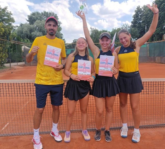 Naționala U18 de tenis s-a calificat, la Arad, pentru turneul final al Summer Cups