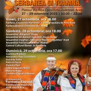 Sfârșit de octombrie cu Festivalul Toamnei, la Consiliul Județean Arad