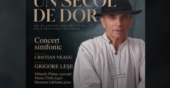 Concert Grigore Leșe la Arad: ”Un secol de dor”