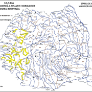 Risc de viituri pe râuri din Crișana, Banat, Transilvania și Oltenia, până joi