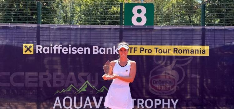 Oana Simion, de la Sportsin Arad, câștigă turneul ITF 15k de la București
