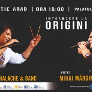 „Întoarcere la Origini”, un concert susținut de Marius Mihalache & Band, cu un invitat special, Mihai Margineanu
