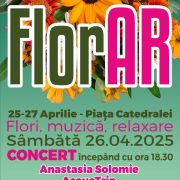 FlorAr 2025. Expoziție de flori în Piața Catedralei din Arad