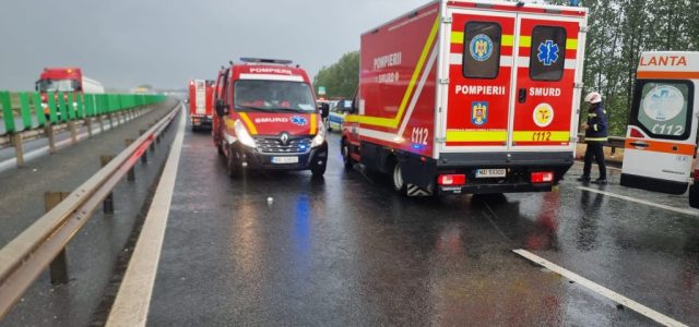 Accident grav pe A1, în zona Nădlac: a fost activat Planul Roșu de Intervenție