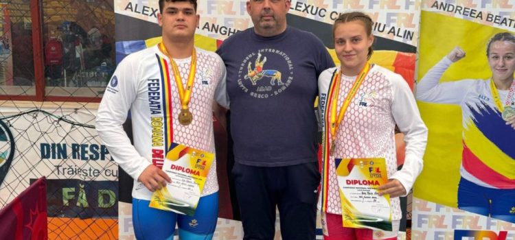 Arădenii Vlad Petrean și Ana Maria Hotăran sunt campioni naționali la lupte