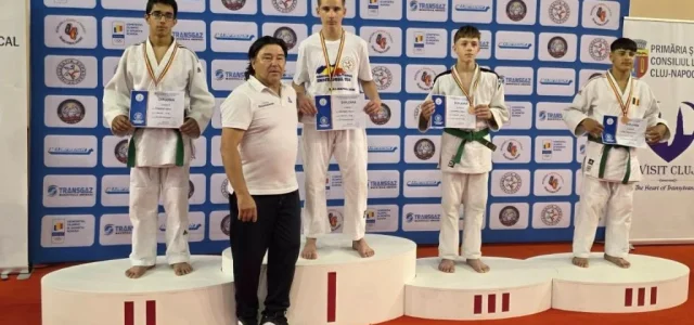 Judoka arădeni au luat medalii naționale pe tatami la categoriile sub 14 și 16 ani