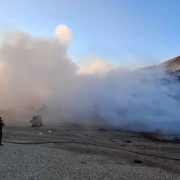 Incendiu la groapa de gunoi a municipiului Arad