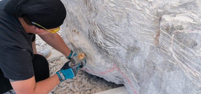 (FOTO) Tabăra de Sculptură organizată de Hub Cultural mARTA, în noul parc ARED UTA