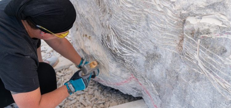 (FOTO) Tabăra de Sculptură organizată de Hub Cultural mARTA, în noul parc ARED UTA