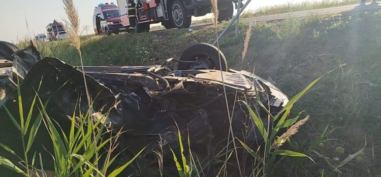 Accident rutier între Nădab și Șimand cu două victime