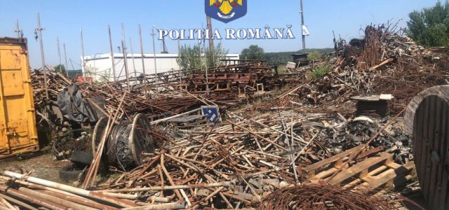 O sută de tone de deșeuri au fost descoperite la o societate comercială din Vărădia de Mureș