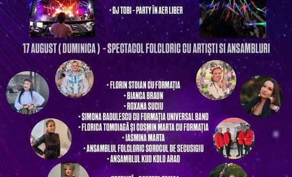 Zilele Comunei Secusigiu vor avea loc în 16 și 17 august