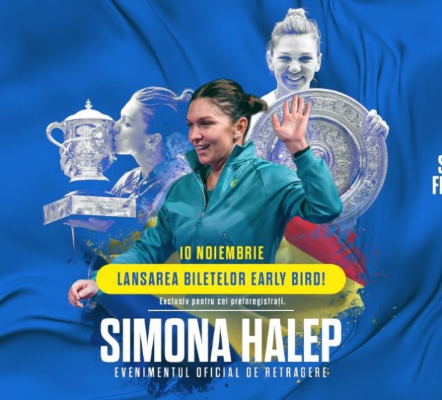 Bilete disponibile, din 10 noiembrie, pentru evenimentul de retragere al Simonei Halep!