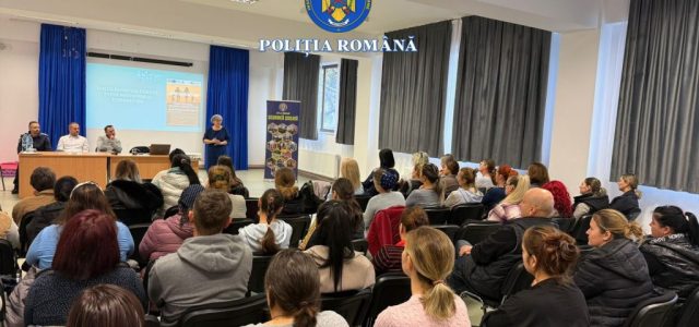 Întâlnire cu părinții din Semlac, în cadrul unui proiect educațional pentru siguranța elevilor