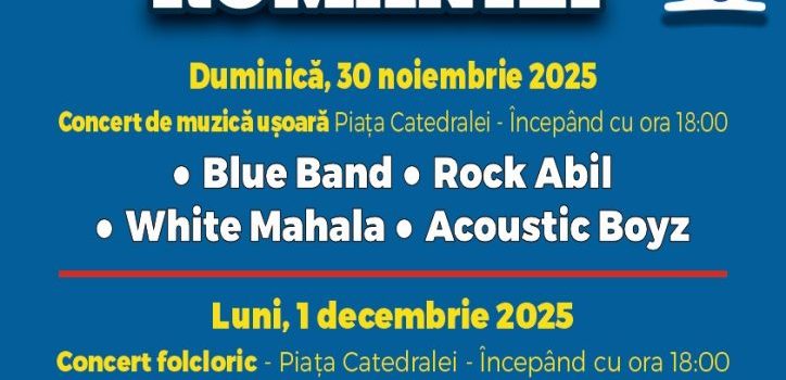 Program special de Ziua Națională a României, la Târgul de Crăciun de la Arad