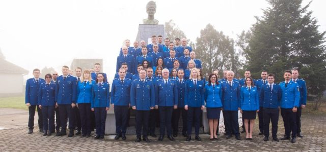 Ceremonie de avansare în grad la Inspectoratul de Jandarmi Județean Arad, cu ocazia Zilei Naționale a României
